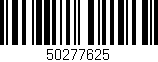 Código de barras (EAN, GTIN, SKU, ISBN): '50277625'