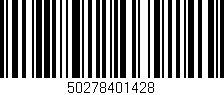 Código de barras (EAN, GTIN, SKU, ISBN): '50278401428'