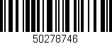 Código de barras (EAN, GTIN, SKU, ISBN): '50278746'