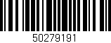 Código de barras (EAN, GTIN, SKU, ISBN): '50279191'