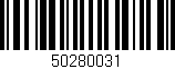 Código de barras (EAN, GTIN, SKU, ISBN): '50280031'