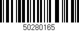 Código de barras (EAN, GTIN, SKU, ISBN): '50280165'
