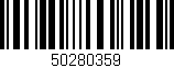 Código de barras (EAN, GTIN, SKU, ISBN): '50280359'