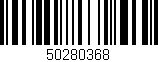 Código de barras (EAN, GTIN, SKU, ISBN): '50280368'