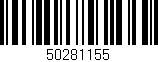 Código de barras (EAN, GTIN, SKU, ISBN): '50281155'
