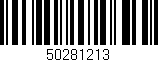 Código de barras (EAN, GTIN, SKU, ISBN): '50281213'