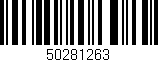 Código de barras (EAN, GTIN, SKU, ISBN): '50281263'