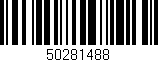 Código de barras (EAN, GTIN, SKU, ISBN): '50281488'