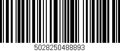 Código de barras (EAN, GTIN, SKU, ISBN): '5028250488893'