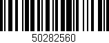 Código de barras (EAN, GTIN, SKU, ISBN): '50282560'