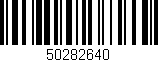 Código de barras (EAN, GTIN, SKU, ISBN): '50282640'