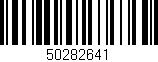 Código de barras (EAN, GTIN, SKU, ISBN): '50282641'