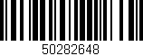 Código de barras (EAN, GTIN, SKU, ISBN): '50282648'