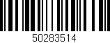Código de barras (EAN, GTIN, SKU, ISBN): '50283514'