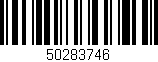 Código de barras (EAN, GTIN, SKU, ISBN): '50283746'