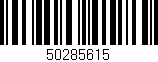 Código de barras (EAN, GTIN, SKU, ISBN): '50285615'