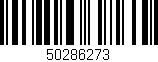 Código de barras (EAN, GTIN, SKU, ISBN): '50286273'