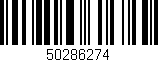 Código de barras (EAN, GTIN, SKU, ISBN): '50286274'