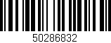 Código de barras (EAN, GTIN, SKU, ISBN): '50286832'
