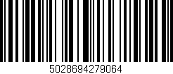 Código de barras (EAN, GTIN, SKU, ISBN): '5028694279064'