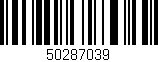 Código de barras (EAN, GTIN, SKU, ISBN): '50287039'