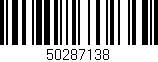 Código de barras (EAN, GTIN, SKU, ISBN): '50287138'