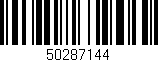 Código de barras (EAN, GTIN, SKU, ISBN): '50287144'