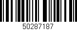 Código de barras (EAN, GTIN, SKU, ISBN): '50287187'