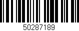 Código de barras (EAN, GTIN, SKU, ISBN): '50287189'