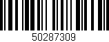 Código de barras (EAN, GTIN, SKU, ISBN): '50287309'
