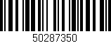 Código de barras (EAN, GTIN, SKU, ISBN): '50287350'