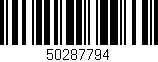 Código de barras (EAN, GTIN, SKU, ISBN): '50287794'