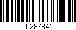 Código de barras (EAN, GTIN, SKU, ISBN): '50287841'