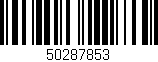 Código de barras (EAN, GTIN, SKU, ISBN): '50287853'