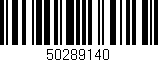 Código de barras (EAN, GTIN, SKU, ISBN): '50289140'
