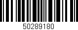 Código de barras (EAN, GTIN, SKU, ISBN): '50289180'