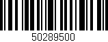 Código de barras (EAN, GTIN, SKU, ISBN): '50289500'