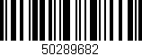 Código de barras (EAN, GTIN, SKU, ISBN): '50289682'