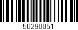 Código de barras (EAN, GTIN, SKU, ISBN): '50290051'