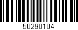 Código de barras (EAN, GTIN, SKU, ISBN): '50290104'