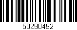 Código de barras (EAN, GTIN, SKU, ISBN): '50290492'
