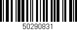 Código de barras (EAN, GTIN, SKU, ISBN): '50290831'