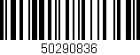 Código de barras (EAN, GTIN, SKU, ISBN): '50290836'