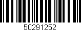 Código de barras (EAN, GTIN, SKU, ISBN): '50291252'