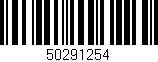 Código de barras (EAN, GTIN, SKU, ISBN): '50291254'