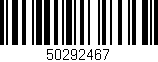 Código de barras (EAN, GTIN, SKU, ISBN): '50292467'