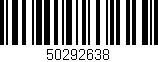 Código de barras (EAN, GTIN, SKU, ISBN): '50292638'