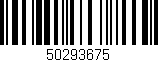 Código de barras (EAN, GTIN, SKU, ISBN): '50293675'