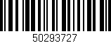 Código de barras (EAN, GTIN, SKU, ISBN): '50293727'