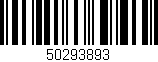 Código de barras (EAN, GTIN, SKU, ISBN): '50293893'